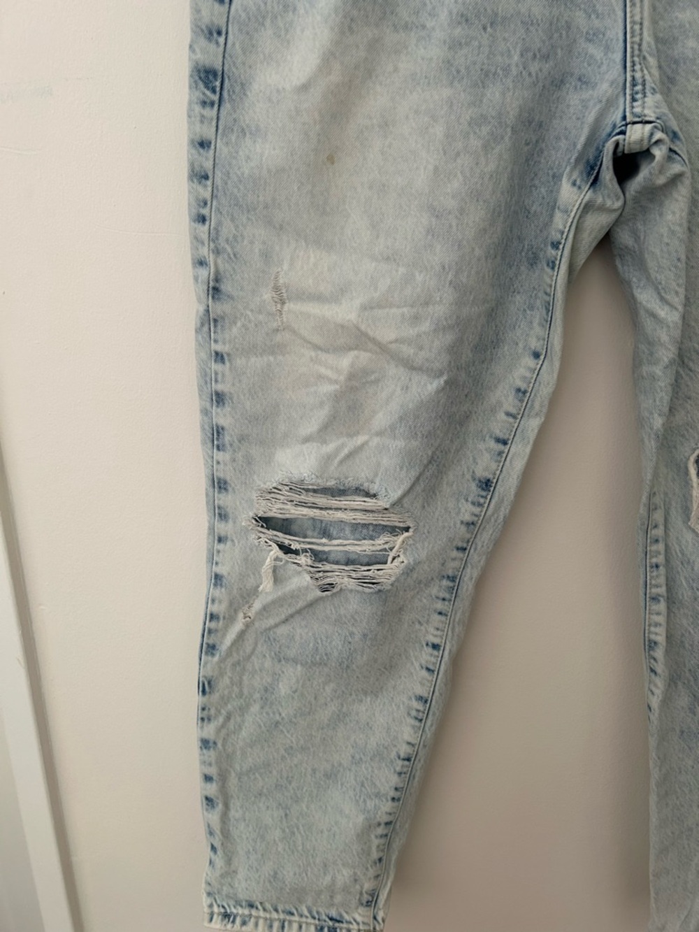 Zara Light Blue Acid Wash Women's Jeans - Picture 4 of 12